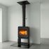Комплект с печью Denner Fire Lumen с дровником под ключ для кирпичного дома (премиум)